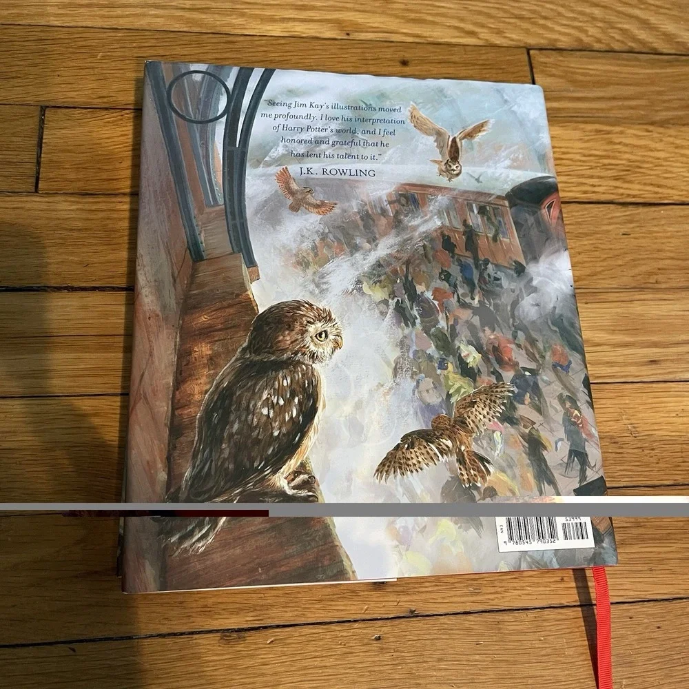 Harry Potter Sorcerers Stone Illustrated By Jim Kay Year 1 Hardcover Jacket